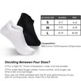 thumbnail image 4 of Xiao Hua 8 pares de calcetines tobilleros, calcetines finos de algodón, calcetines deportivos finos de corte bajo para mujer, blancos, 4 of 4