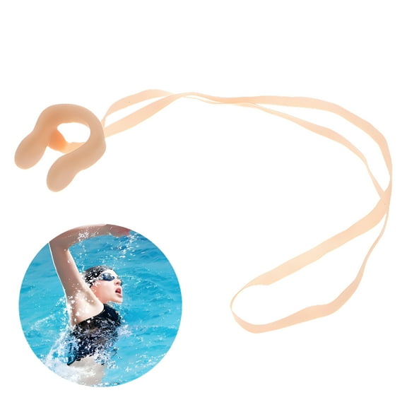 BESTSKY Soft Nose Plugs for Swimming, Anti-Slip Swimming Nose Clip with String, PVC Water Protection