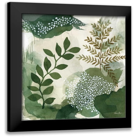 Horn, Laura 12x12 Black Modern Framed Museum Art Print Titled - Woodland Walk I