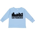 thumbnail image 3 of Inktastic San Francisco Skyline with Grunge Boys or Girls Long Sleeve Toddler T-Shirt, 3 of 5