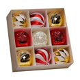 thumbnail image 4 of Ahorros Imperdibles, Bolas de NavidadJuegos colgantes de bolas de NavidadDecoración Decoración colganteColgantes para árboles de NavidadVestidosSuministros de decoración navideña 9 piezas Akmoler, 4 of 9
