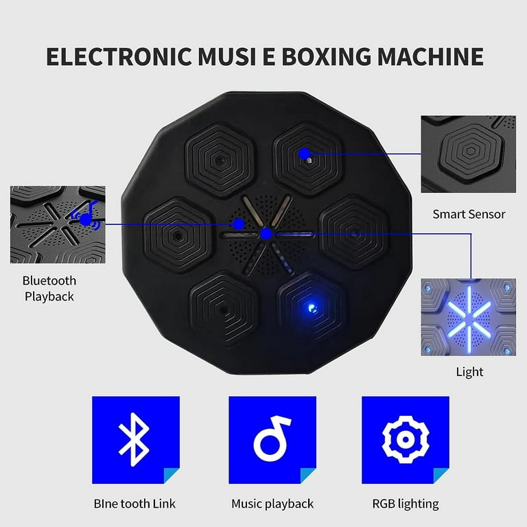 AA-SS Smart Music Boxing Machine with Boxing Gloves, Multi Musical