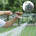 thumbnail image 3 of Industrial Tarpaulin Transparent Tarpaulin with Grommets, Thickened Waterproof Plastic Clear Tarpaulin (Color:0.3mm,Size:2.42m), 3 of 4