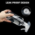 thumbnail image 4 of Plastic Spray Bottles Empty Spray Bottle 16.9oz/500ml 2 Pack Heavy Duty Spraying Bottles Mist/Stream Water Bottle for Cleaning Solutions, Essential Oils, Hair (Clear), 4 of 4