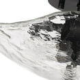 thumbnail image 2 of Samara Verre à Eau Semi-Renversé 2 Lumières Noir Mat et Martelé, 2 of 3
