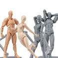 thumbnail image 1 of 1 Set Anime Drawing Figures For Artists Body Action Figure Model Human Toy Doll, 1 of 6