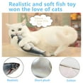 thumbnail image 4 of Electric Floppy Fish Cat Toy, Moving Cat Kicker Fish Toy, 11" Realistic Flopping Fish Dog Toys, Plush Interactive Cat Toys for Indoor Cats, Wiggle Fish Dog Toys, 4 of 8