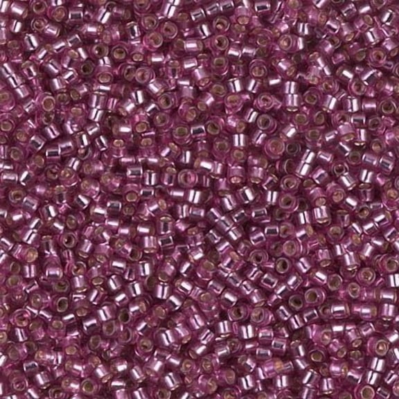 Miyuki Delica Seed Beads DB2162 11/0 Duracoat Silver Lined Hydrangea 7.2 Grams