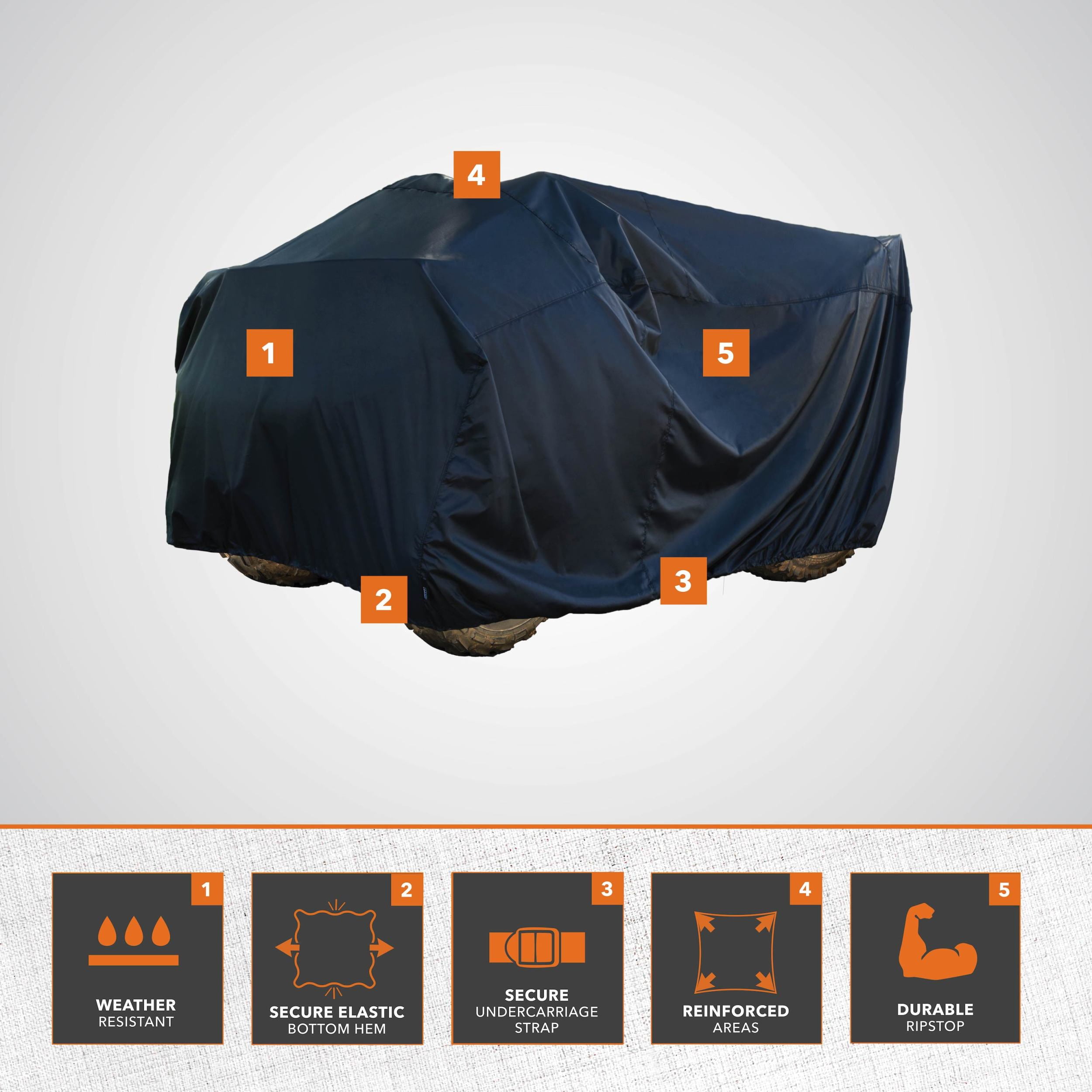 Modern Leisure® Sport ATV Cover, X-Large, Black