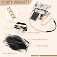 thumbnail image 3 of FORMRS Women Crossbody Purse with Chain Strap Vegan Leather Shoulder Handbag, Cartoon Bunnies, 3 of 7