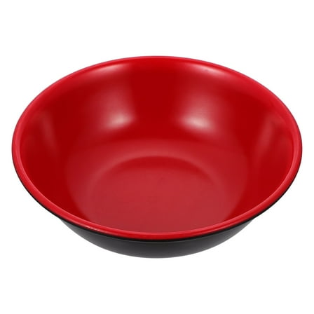 Minkissy Red Multipurpose Bowl for Kitchen Use Made of Melamine and Easy to .5 inches