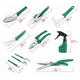 thumbnail image 2 of Juego de Herramientas de Jardinería Malubero Acero Inoxidable con caja 10 piezas Verde, 2 of 4