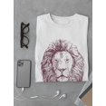 thumbnail image 3 of Lion Sketch T-Shirt Men -Image by Shutterstock, Male 3X-Large, 3 of 4
