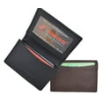 thumbnail image 2 of Swiss Marshal RFID Blocking Soft Genuine Leather Expandable Credit Card Outside ID Business Card Holder Wallet SW-RFID-P70, 2 of 21
