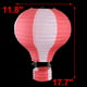 Papier Décor Suspendu Lanterne Ballon à Air Chaud Rouge Blanc 10 Pouces Dia – image 2 sur 6