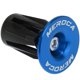 thumbnail image 2 of 1 par de tapones de manillar de bicicleta de montaña de aleación de aluminio M4 x 34 mm, aptos para manillares de 22 a 24 mm (azules)., 2 of 5