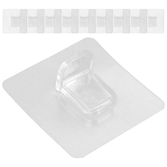 BESTYASH 10Ud Soportes Para Estantes Transparentes Sin Perforación Para Organizador De Gabinete Duradero