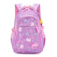 thumbnail image 1 of Student Backpack Bow Print Waterproof Smooth Zipper Bookbag Handbag Pencil Bag for Primary School Students, 1 of 11