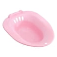 thumbnail image 1 of Asiento de inodoro Lavabo se en el baño Tazón profundo sobre el inodoro Bidet Baño de cadera Baño sentado Puede contener hasta 100 kg Rosa, 1 of 9