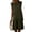 Army Green, variant on Women's Ruffle Sleeve Midi Dress Sleeveless Square Neck Casual Tiered Dress for Summer Beach Vacation