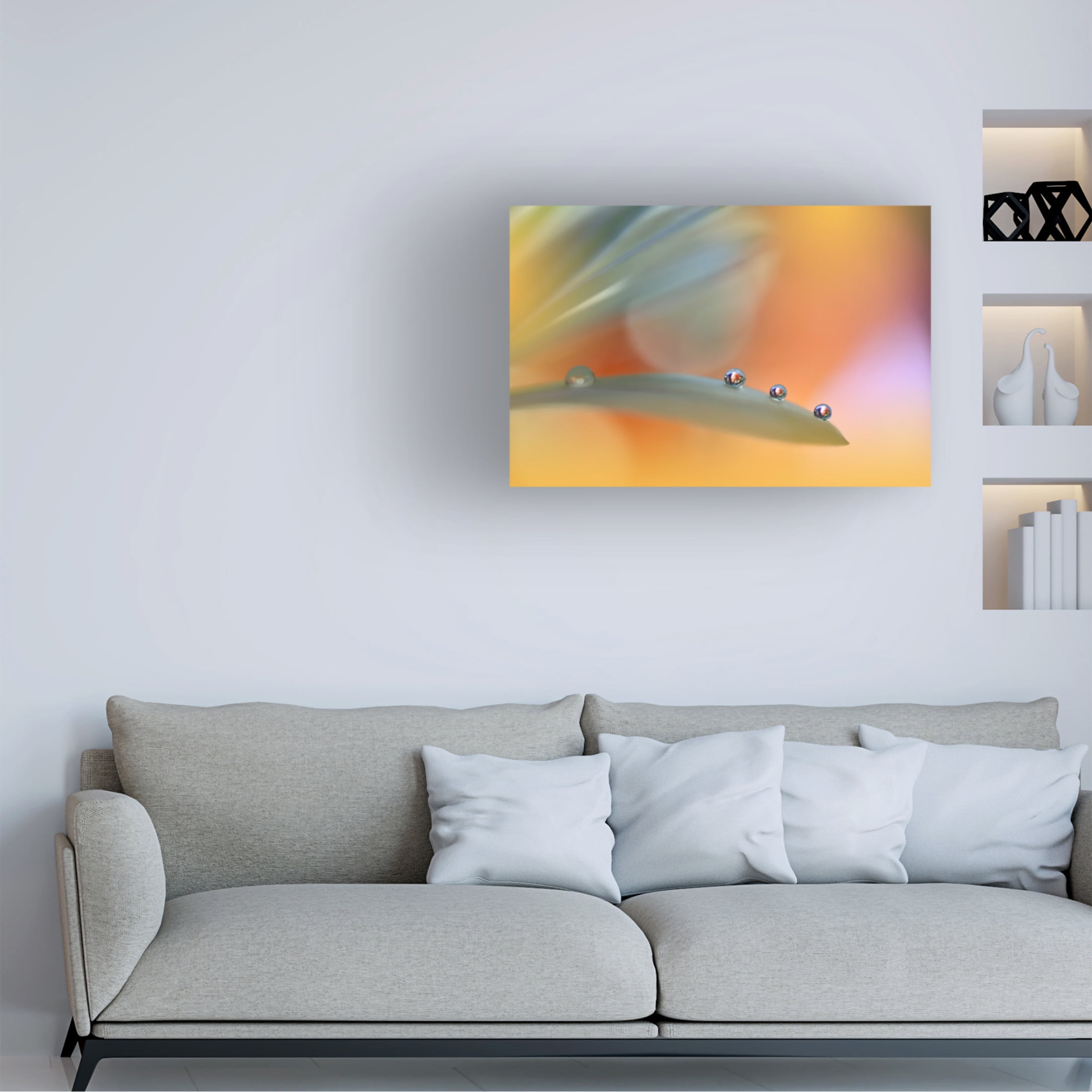Trademark Fine Art Juliana Nan A Colorful World III Canvas Wall Art