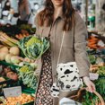 thumbnail image 1 of BESTYASH 1Ud Crossbody De Lona Con Estampado De Vaca Ideal Para Paseos Y, 1 of 6