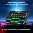 thumbnail image 3 of X50 Live Sound Card Audio Mixer Recording Desktop Singing BT OTG Digital Lossless Transmission for Podcasting Gaming A, 3 of 8