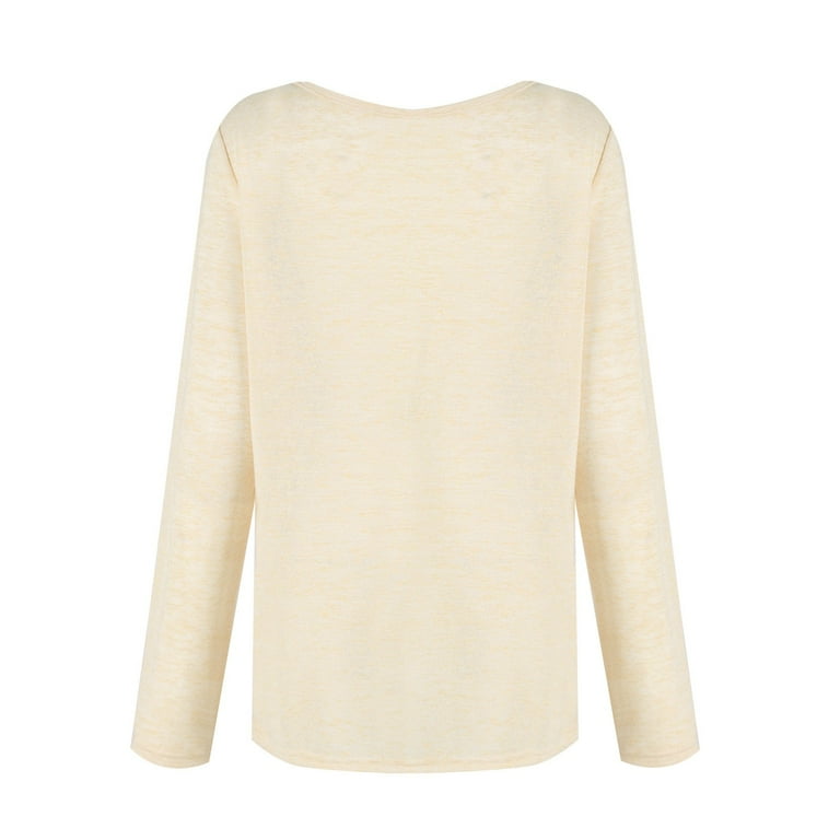 Huresd Long Sleeve Tops for Women 2024 Spring Trendy Cute Boat