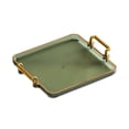 thumbnail image 4 of Serving Tray Bathroom Organizer Nordic Style Multifunctional Shower Plate Vanity Green, 4 of 8