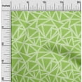 thumbnail image 2 of oneOone Cotton Poplin Light Green Fabric Geometric Dress Material Fabric Print Fabric By The Yard 56 Inch Wide, 2 of 5