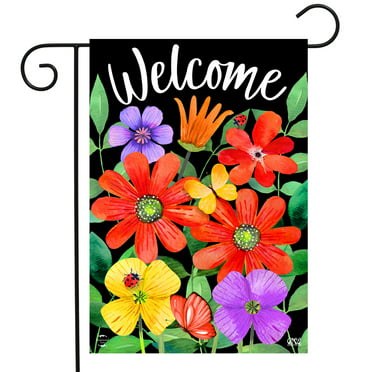 Handheld Decoration World Flags Banners, Design Your Own Small Garden Flag Double Sided