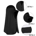 thumbnail image 3 of Sun Face Neck Drape Protection UV Sun Shield Sun Visor Cooling Protection - Dark Night Black, 3 of 5
