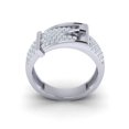 thumbnail image 3 of Genuine 0.6ct Round Cut Diamond Prong Fancy Unisex Wedding Band Belt Ring Anniversary Solid 10K Gold GH SI1, 3 of 3