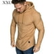 thumbnail image 4 of Sonducket Sudadera con capucha de algodón para hombre Sudadera con capucha absorbente de sudor Sudadera con capucha de algodón Sudadera con capucha de Sudaderas y sudaderas con capucha XXL, Caqui Sonducket AP000756-17, 4 of 6