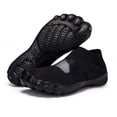 thumbnail image 2 of VeFlora Water Shoes Women Barefoot Athletic Workout Gym Footwear Beach Swim Sneakers Quick Drying Boat Aqua Shoes for Water Sport Diving Sailing Travel Fishing(Black/44), 2 of 9