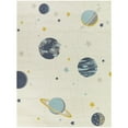 thumbnail image 4 of Balta Mod-Tod Galaxy Orbit Space Pattern Multicolor Kids Area Rug Cream 5'3" x 7' 5' x 8' Yellow, Ivory, Green, 4 of 5