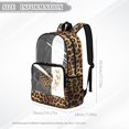 thumbnail image 7 of Xoenoiee Heart Leopard Butterfly Print Kids Clear Backpack for Girls See Through Preschool Kindergarten Elementary School Backpack Transparent Bookbag Schoolbag Daypack with Adjustable Padded Straps, 7 of 7