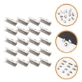 thumbnail image 2 of 100 piezas de abrazaderas de cinta con extremos de engarce para hacer joyas, 2 of 8