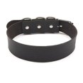 thumbnail image 1 of Collar de lujo con letras de diamantes de imitación para mujer y hombre, Gargantilla ancha de cuero PU negro, nombre personalizado, bricolaje, 1 of 4