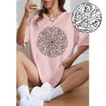 thumbnail image 2 of Curse Word Mandala Graphic Tee for Women – Make a Bold Statement with This Unique and Fun T-Shirt Featuring a Creative Mandala, 2 of 7