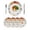 White, variant on 15 Inch Round Placemats Set of 4, Fall Orange Green Pumpkins Non Slip Heat Insulation PP Table Mats, Thanksgiving Maple Leaf Vintage Washable Place Mats for Kitchen Dining Party Table Decor