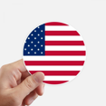 thumbnail image 1 of USA National Flag North America Country Sticker Round Wall Suitcase Laptop Label Bumper, 1 of 1