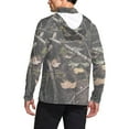 thumbnail image 3 of OGLCCG Men's Hooded Sun Shirts with Mask UPF 50+ Sun Protection Fishing Hiking Shirts Camouflage Printed Long Sleeve Rash Guards Cooling Hoodies, 3 of 7