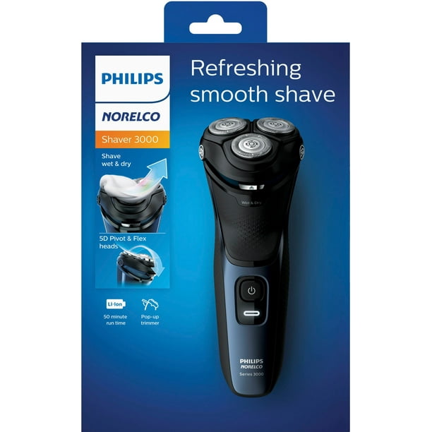 toernooi Echt niet activering Philips Norelco Rechargeable Wet/Dry Electric Shaver S3134/84 - Walmart.com