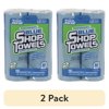 (2 pack) ToolBox® Blue Shop Towel, 2 Rolls per Pack (55 Sheets per Roll)
