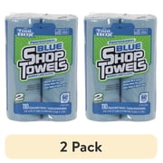 (2 pack) ToolBox® Blue Shop Towel, 2 Rolls per Pack (55 Sheets per Roll)