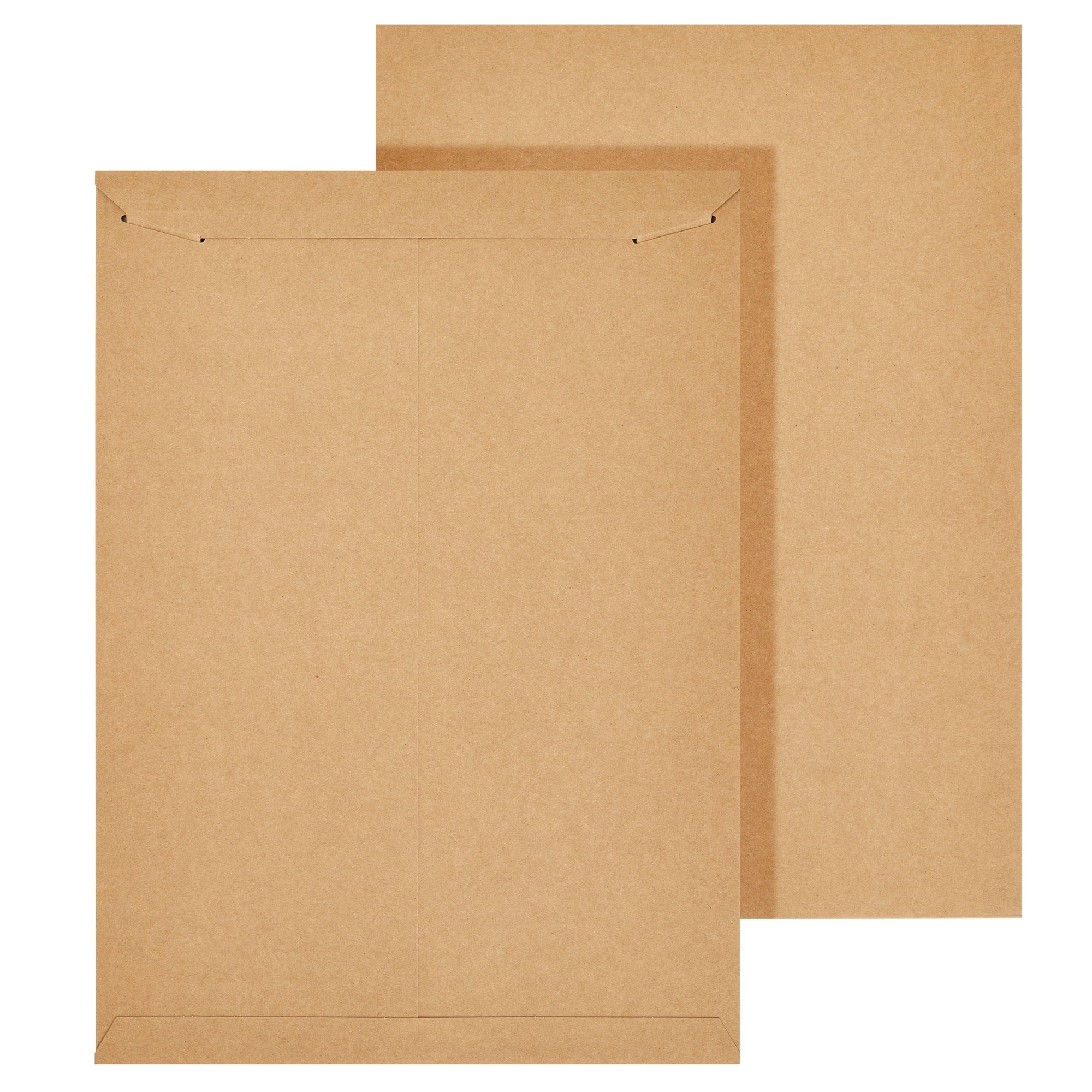 Set of 50 Brown Kraft Paper Blank Cardstock Postcards Pack - Self Mailer  Mailing Side Postcards Bulk 50 Pack Postage Saver - 4 x 6 Inches