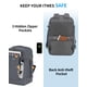 thumbnail image 4 of Mochila ECOHUB Travel de 30 litros con carga USB para portátil de 15,6 pulgadas, color gris, 4 of 8