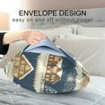 thumbnail image 4 of Yayeee Pillowcase Standard Size Set of 2 Satin Wrinkle Resistant Pillow Case, Winter Village, 4 of 8