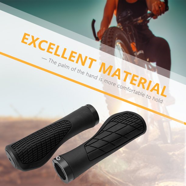 Puños de bicicleta antideslizantes para manillar de bicicleta, accesorios de ciclismo (negro)